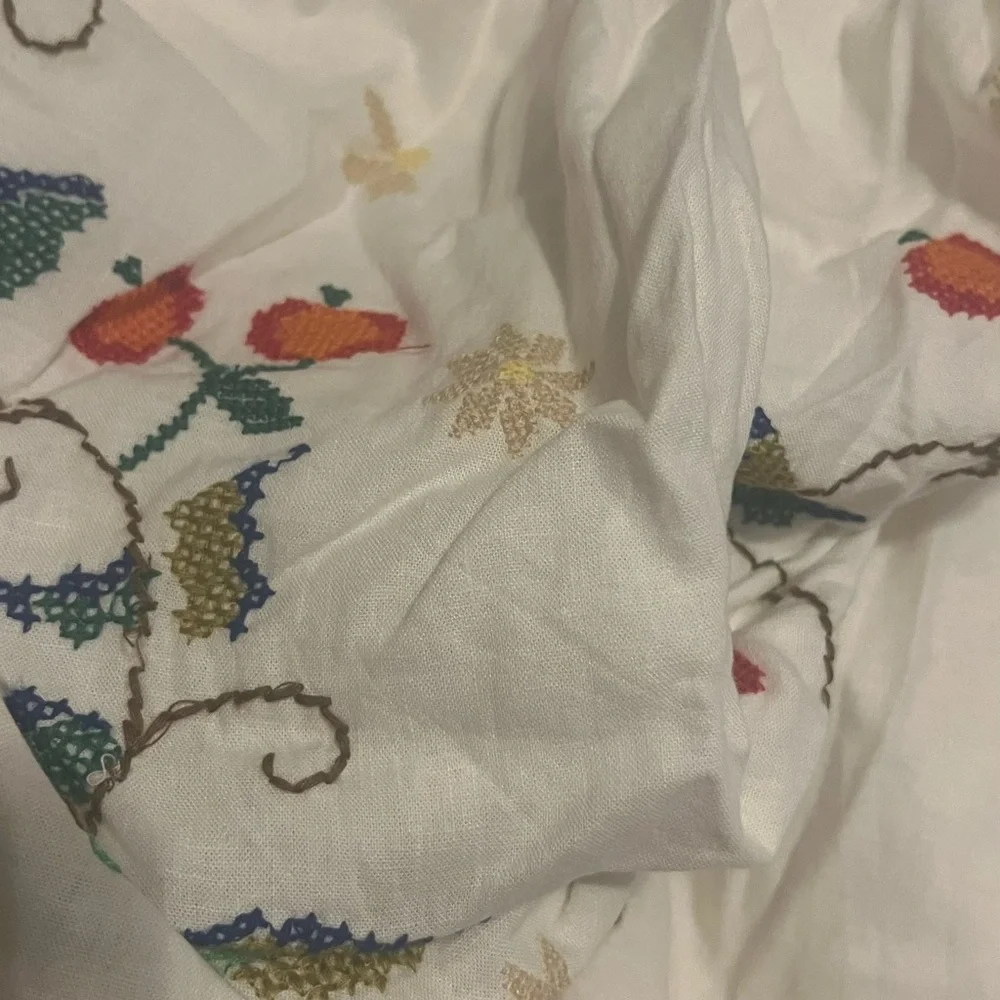 Beautiful NEW FARM Rio White Embellished Maxi Dress - Picture 4 of 4
